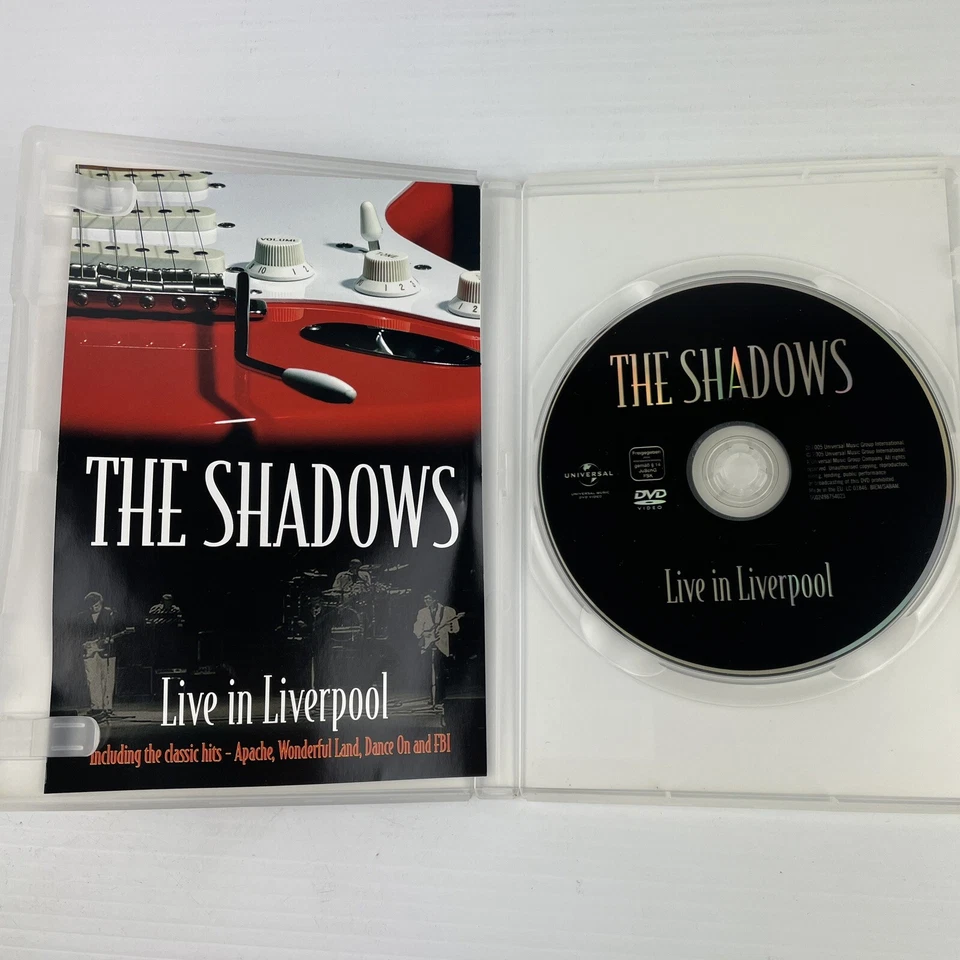 The Shadows DVD Live Liverpool Apache Wonderful Land Dance FBI Brochure R0 All - Image 3 of 4