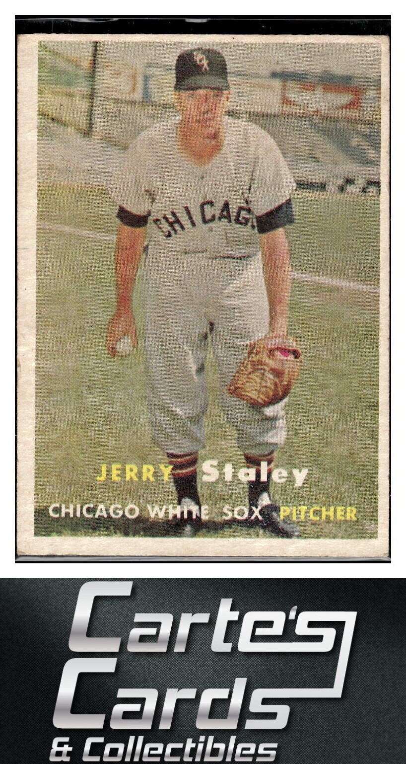 Jerry Staley #227 Baseball Cards 1957 Topps trading card — raw and PSA graded price guide