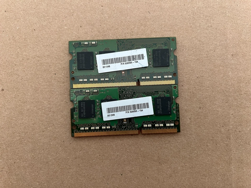 SAMSUNG 8GB 2X4GB 1RX8 PC3L-12800S DDR3-1600MHZ M471B5173BH0-YK0 K1-2(5) - Image 2 of 4