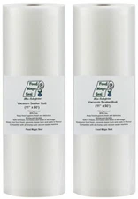 Vacuum Sealer Bags 2-11x50 Rolls Food Magic Seal Food Storage Bags Food $$ Saver