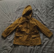 Toast Cotton Waxed Duffle Coat. Size 6