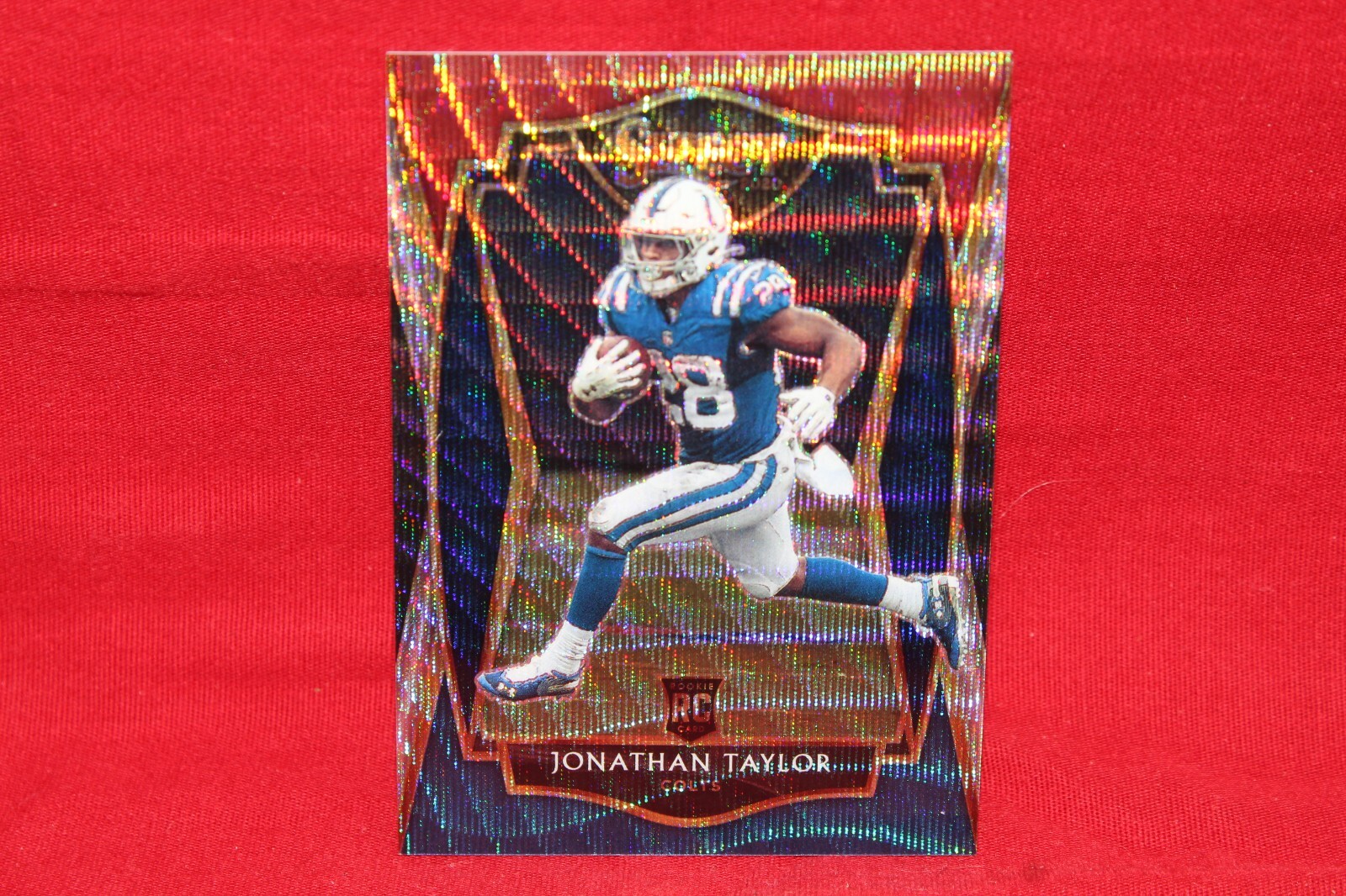 2020 Select Jonathan Taylor Premier Tri-Color Prizm Rookie Rc# 153 Colts 091/199