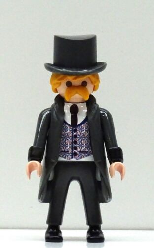 Fine Mr.K Suit Cylinder Grey Playmobil To Western 1900 Victorian Custom RAR