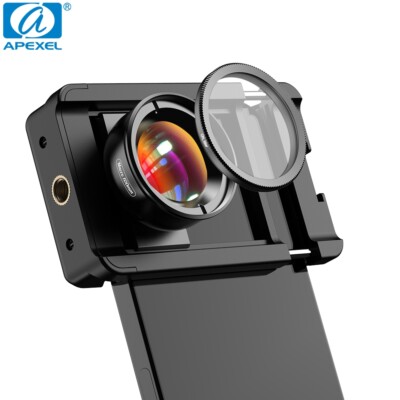 APEXEL  New 4K HD100mm Macro Lens With CPL Phone Camera Lens for iPhone Android