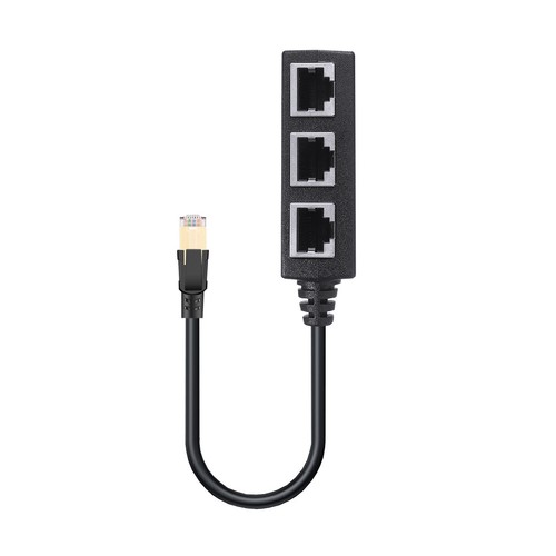 3 in 1 LAN Ethernet Cable Connector LAN Ethernet Cable Splitter for Cat 8/Cat7 - Afbeelding 9 van 12