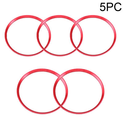 Pexorin 5 stks Airconditioning Air Vent Outlet Ring Cover Trim, for Mercedes -Benz, CLA C117 CLA180 CLA200 CLA250 X156 GLA GLA200 GLA220 AC-ventilatie decoratie afdekking(Silver