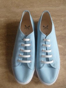 ladies pale blue trainers