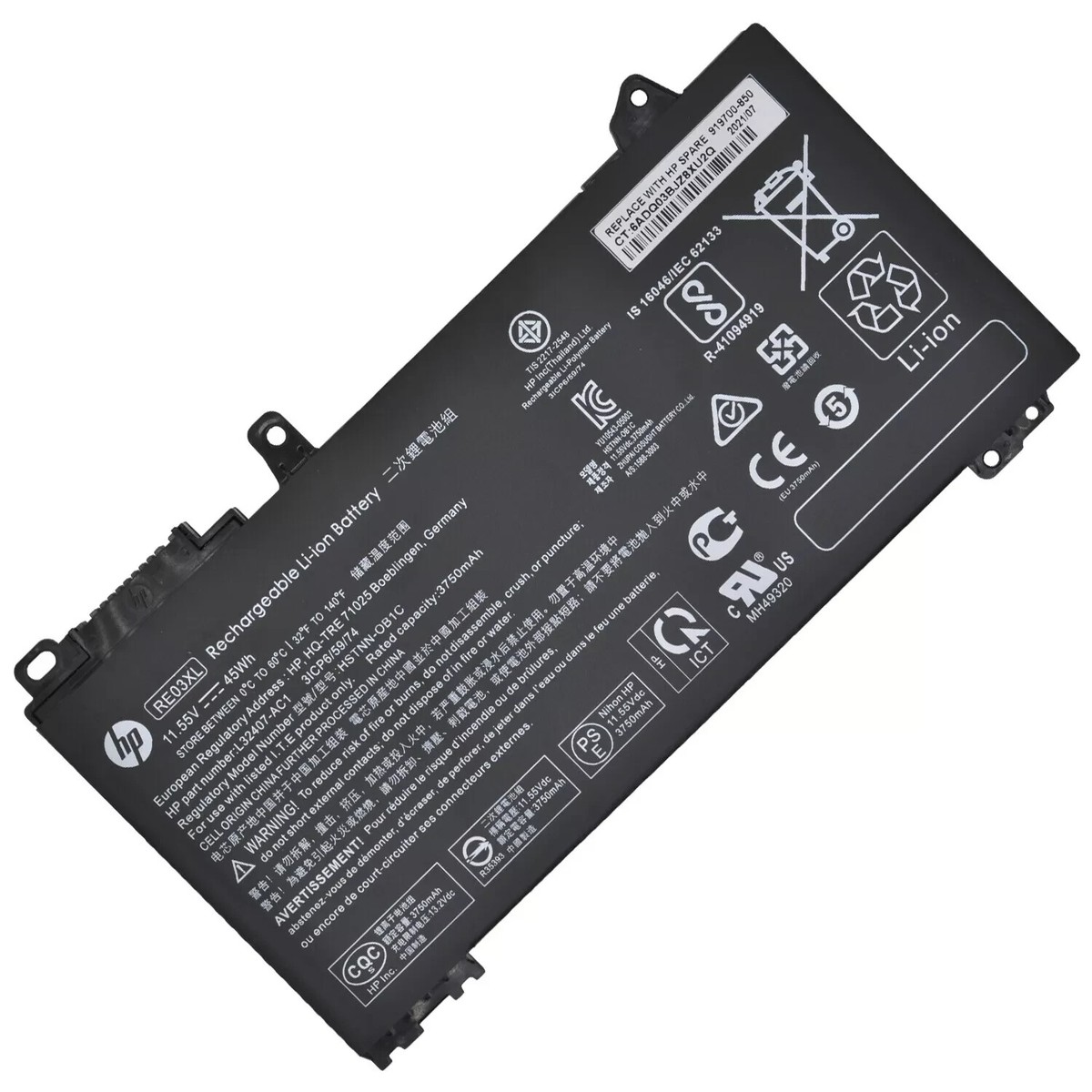 HP probook 430， 440， 450 G6 HP Zhan 66 pro 13，14 G2 再インストール用CD HP G6 ProBook 60fpsUHD L32656-002 With
