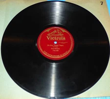 Evan Williams - Oh Dry Those Tears Victrola 12" 78 E+