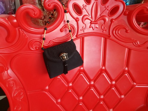 mini bag hand handle handbag weeding party vintage fashion brand meduse logo bag - Picture 14 of 24