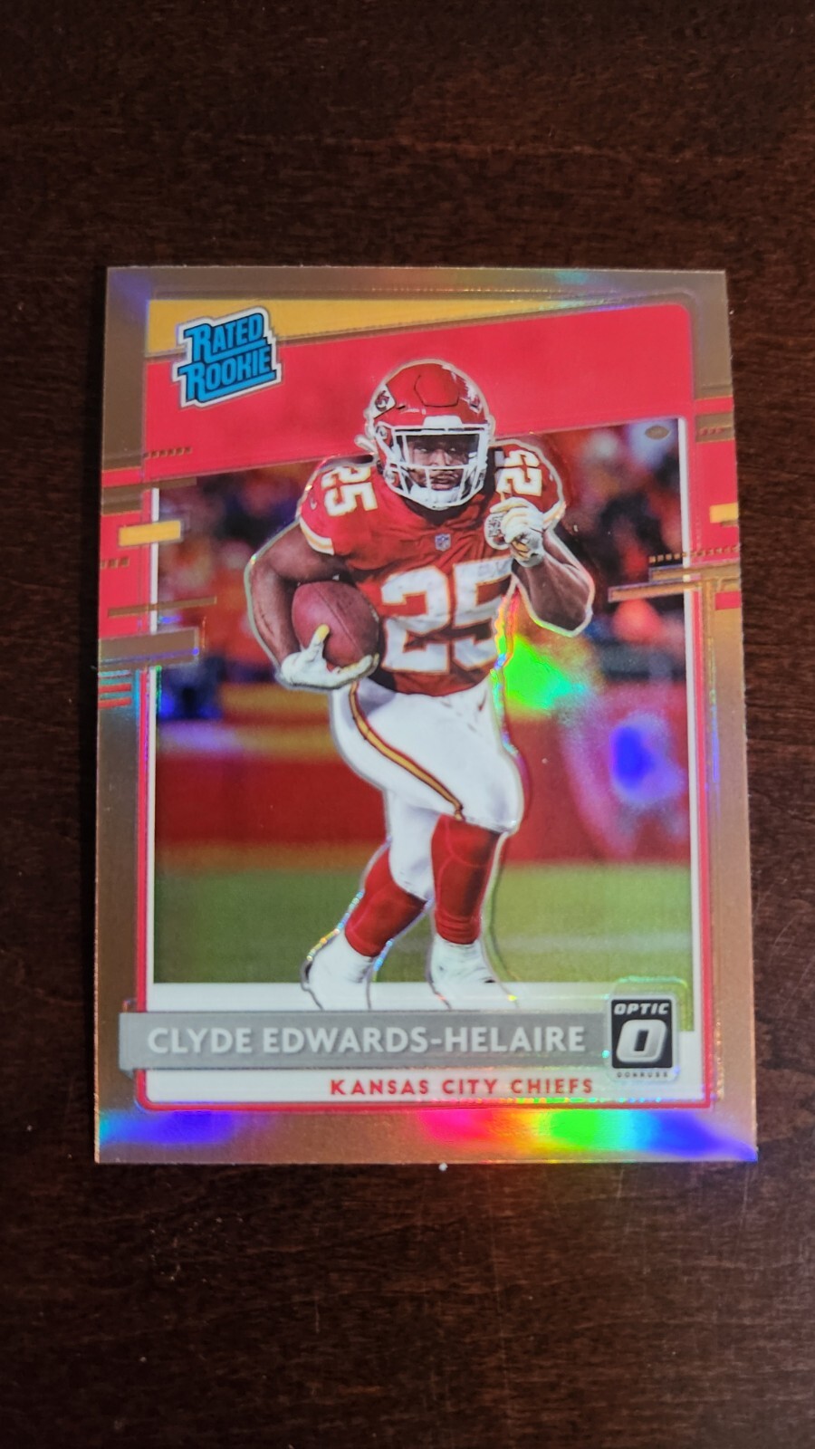 2020 DONRUSS OPTIC CLYDE EDWARDS-HELAIRE RC BRONZE HOLO  RATED ROOKIE #171