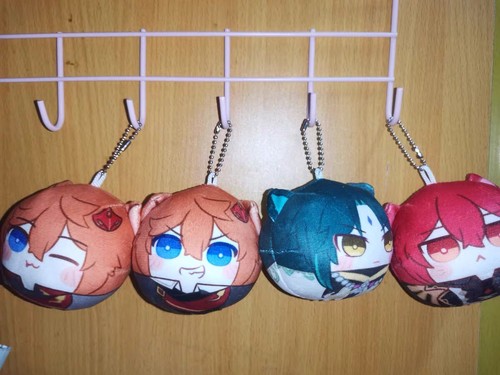 Genshin Impact Mona Sucrose Diona Barbara Jean Rosaria Plush Doll Toy Keychain | eBay