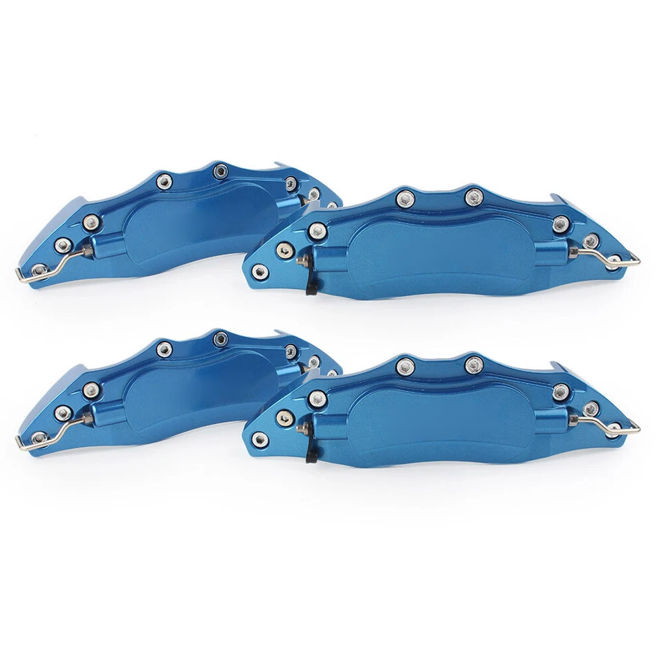 4pcs 10.5" Metal 3D ENDLESS Universal Style Front Brake Caliper Cover Blue - Image 2 of 4