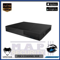 Qvis Viper 4 Channel Ip Network Nvr With Poe Internet Streaming For Smart Phone Qvis Viper 4 Channel Ip Network Nvr With Poe Internet Streaming For Smart Phone