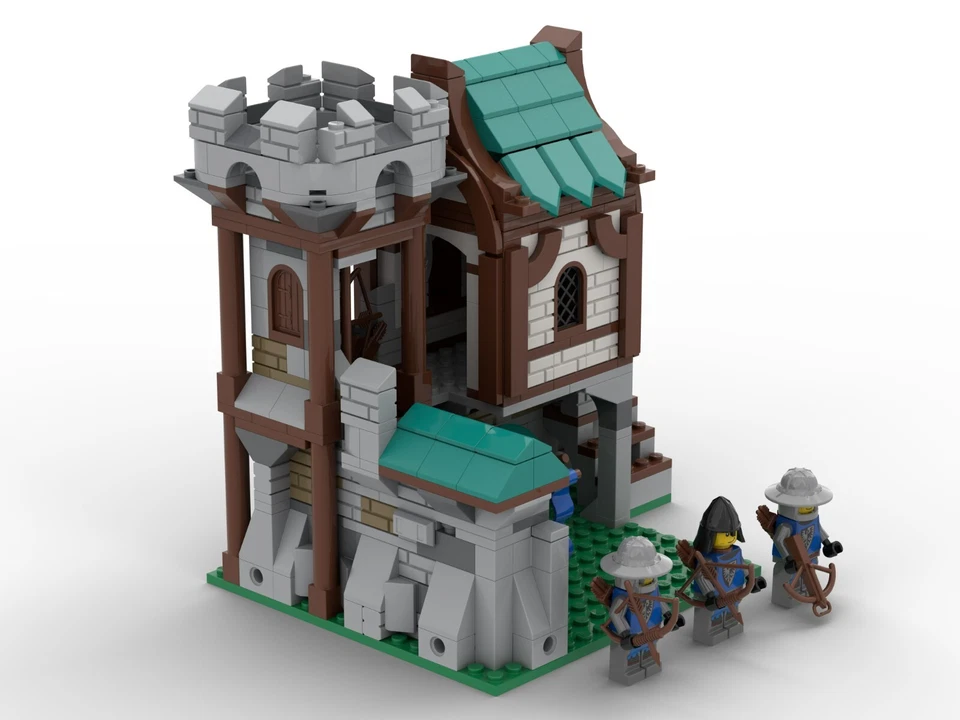 MOC aus LEGO®-Teilen Archery Range Kingdom/Ritter Passt zu 10305 10332 BrM2309 - Bild 2 von 4