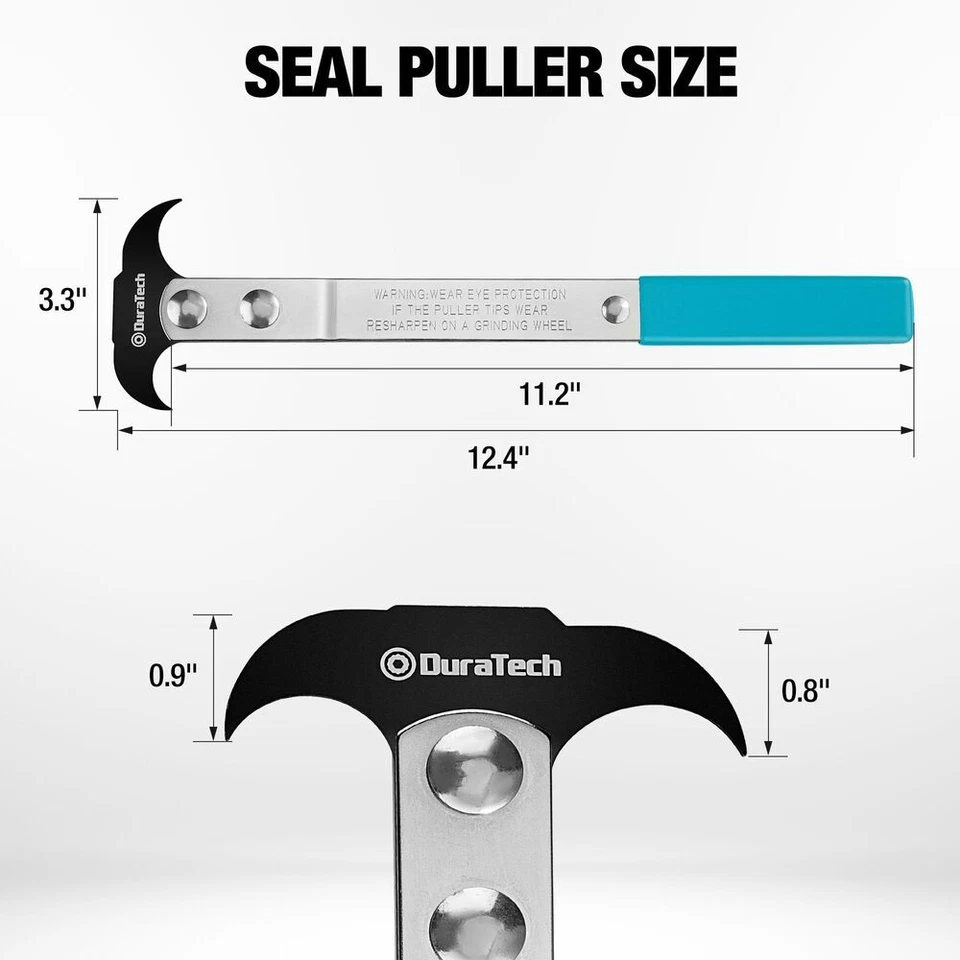 Herramienta extractora de sellos DURATECH herramienta de eliminación de sellos cabeza ennegrecida y eje cromado Foto 4 de 4