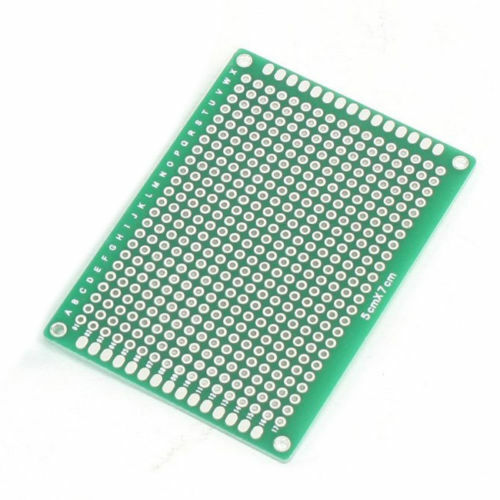 Double Sided PCB Printed Circuit Board Breadboard Prototyping Strip Board 5x7cm - Picture 1 of 1