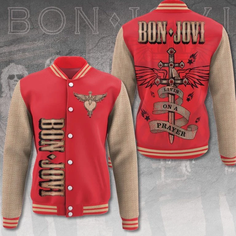 Bon Jovi Varsity Jacket – Baseball Jacket