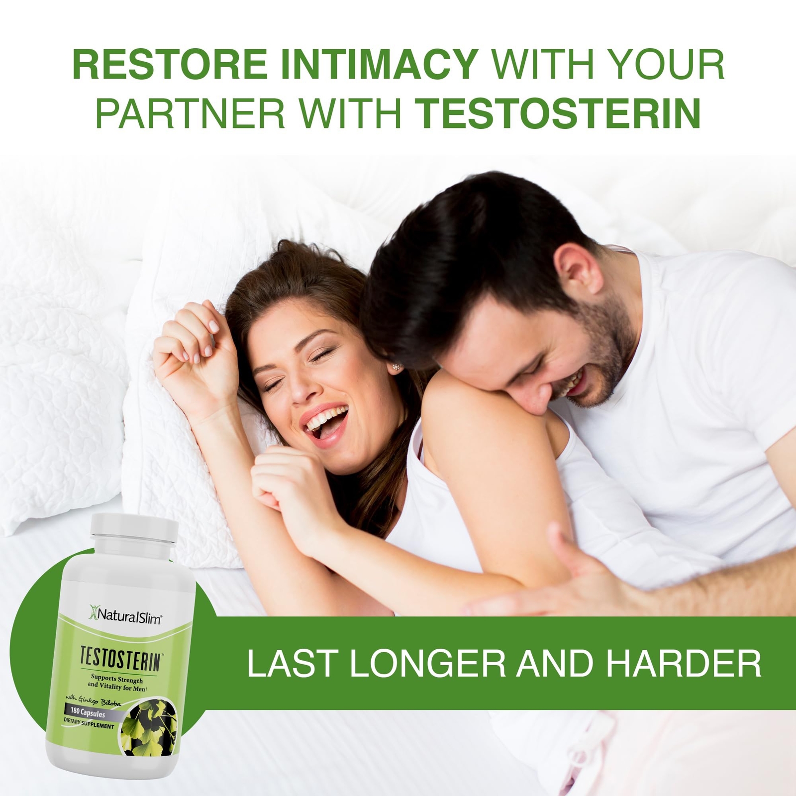 NaturalSlim Testosterin Men's Multivitamins Testosterone Booster eBay