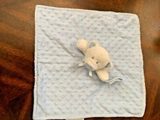 Blankets Beyond Blue Teddy Bear minky Dots Security Lovey