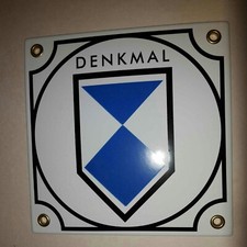 Denkmalschutz -hochwertiges Emailleschild