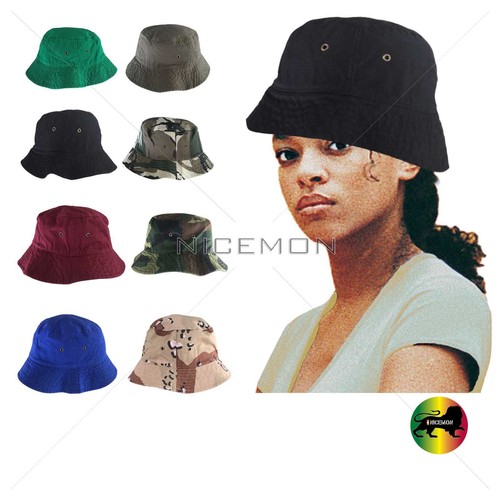 Cotton Twill Bucket Hat Cap Soft 