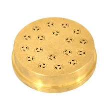 Omcan USA 13408 (13408) #17 Linguine Pasta Die, 2.9Mm, Brass