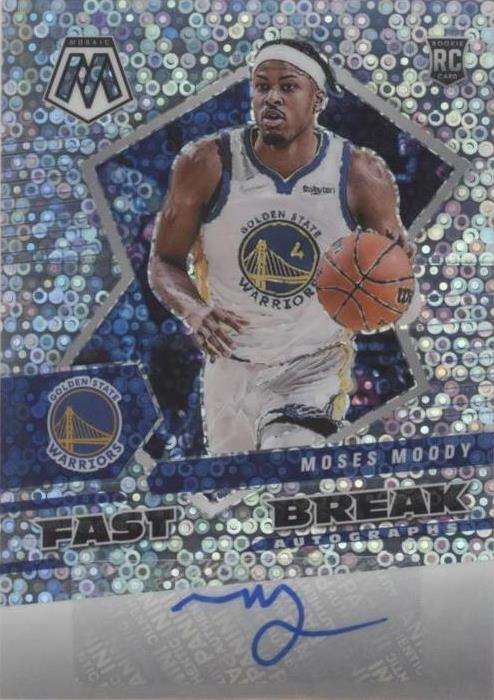 2021-22 Panini Mosaic - Moses Moody #FBA-MMO - 1 of 2
