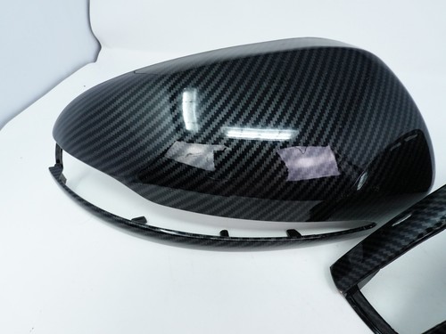 Carbon Fiber Black Side Mirror Covers For Mercedes Benz W205 X253 W222 W213 W238 - Picture 6 of 18