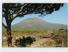 Postcard Mount Vesuvius in Italy