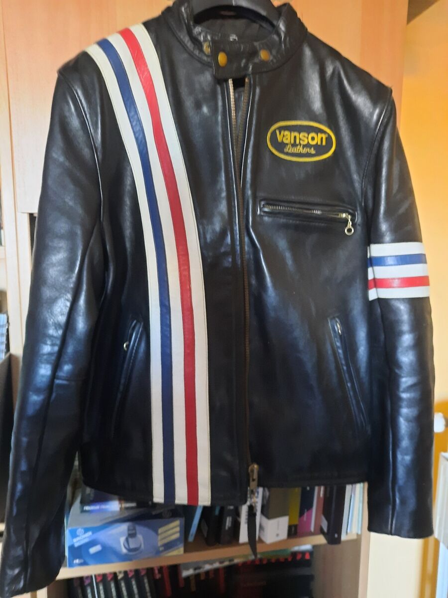 Vanson leather motorcycle Film jacket Easy Rider 42 L men Vanson leather motorcycle Film jacket Easy Rider 42 L men