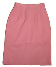 VINTAGE WOMEN'S PEACH PINK HIGH WAIST PENCIL SKIRT - DIANA HARTMAN - SIZE 4