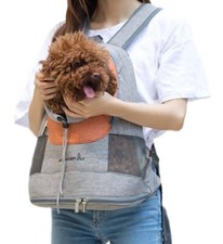 Dog Cat Travel Bag Backpack Carrier Medium Up To 12 Lbs Breathable Window NEW