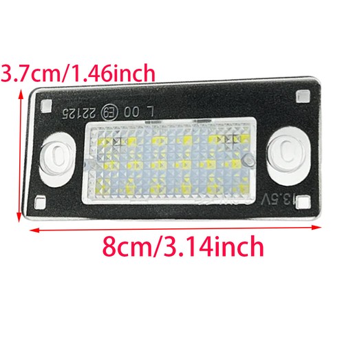 For Audi A3/S3 8L LCI Facelifted 2000-2003 18LED License Plate Light 8D9943021G - Bild 3 von 6
