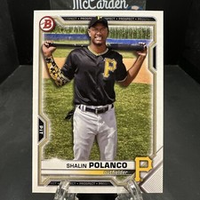 2021 Bowman Draft Shalin Polanco #BD-176 Pittsburgh Pirates