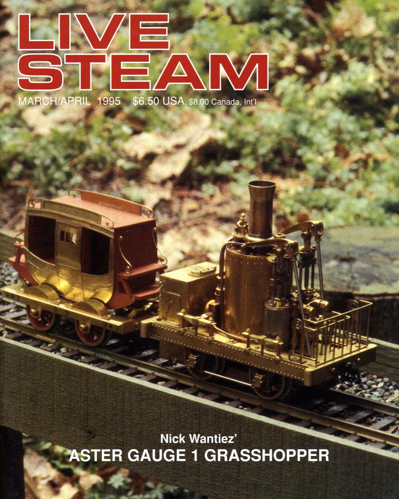 Live Steam V29 N 2 March/April 1995 Nick Wantiez' Aster Gauge 1 Grasshopper