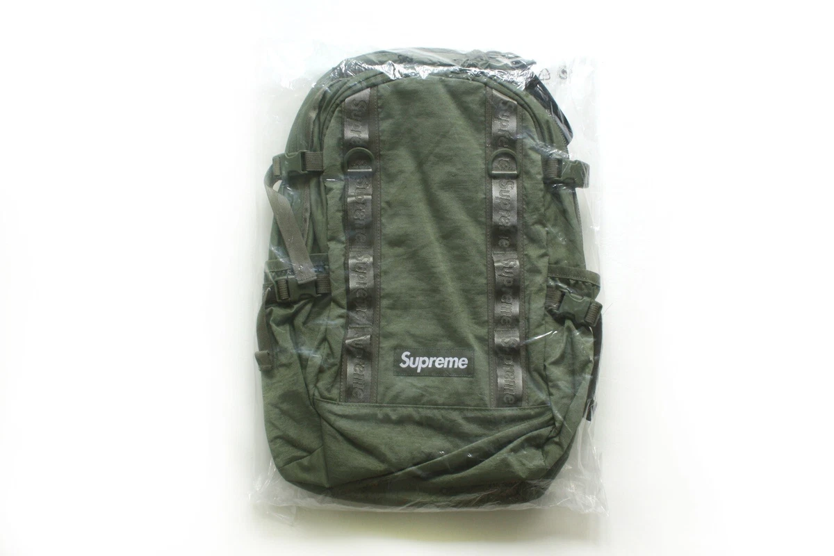 Supreme olive clearance backpack