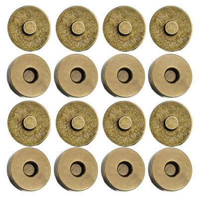 #ad #ad 20 Set Magnetic Snaps Purse Magnetic Bag Fastener Clasp Magnetic Button Replace $14.50