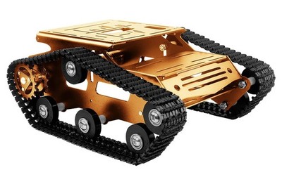 XiaoR Geek Smart Robot Car Tank Chassis Kit Aluminum Alloy Big Platform with ...