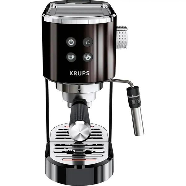 Krups Espressovirtuoso+ XP444G Espressomaschine Mit SiebträGer Schwarz Mit-image