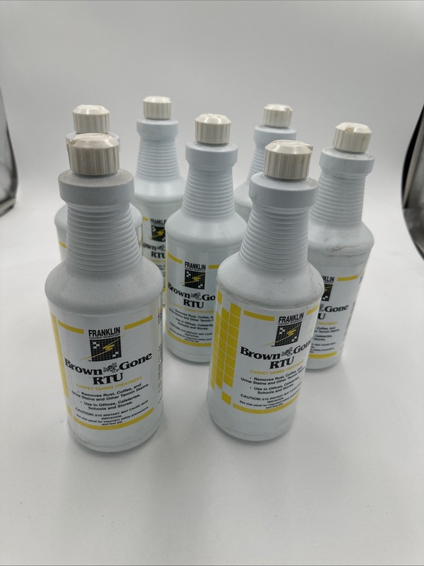 Brown 'Bee' Gone RTU Carpet Tannin Treatment Bottle Stain Remover Franklin ( 7 )