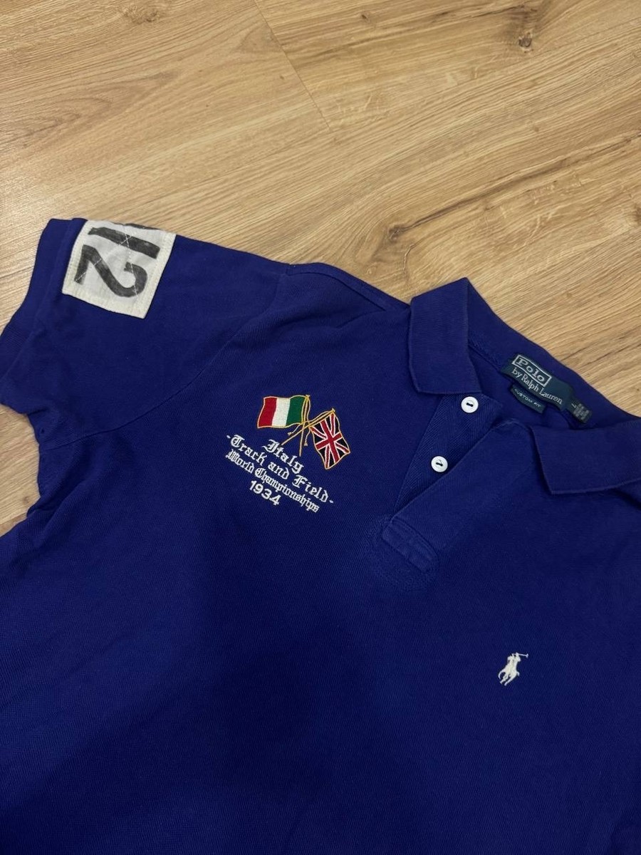 Polo Ralph Lauren Italy Polo Shirt Mens Size L Vintage Chief Keef