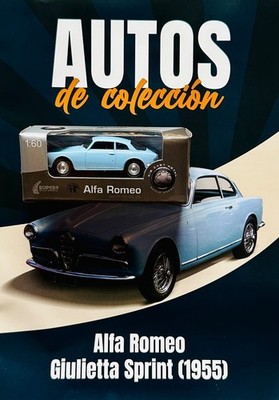 ALFA ROMEO GIULIETTA SPRINT 1955 - AUTOS DE COLECCION - Die-cast Cars Scale 1:60