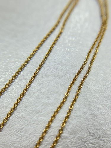 Tiffany Co Elsa Peretti Bean Halskette 18K Gelbgold feiner Schmuck - Bild 11 von 12