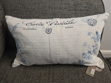 Dunelm New old stock Cushion Covers  30x 50cm Blue/White French Floral 4 for £10