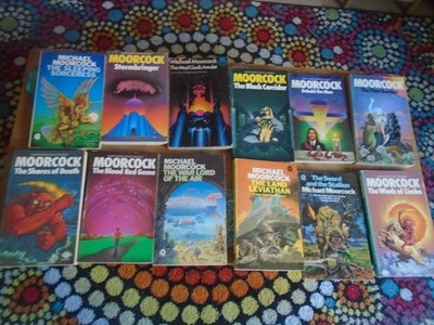 Michael Moorcock book bundle lot - 12 sci fi paperbacks SF - Black Corridor etc
