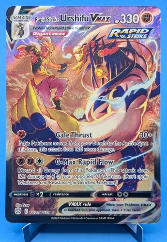 Rapid Strike Urshifu VMAX TG21/TG30 Pokémon TCG 2022 Ultra Rare Brilliant Stars