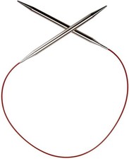 ChiaoGoo Red Lace Circular 24-inch 60cm Stainless Steel US 6 / 4mm, red
