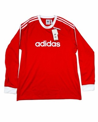 Adidas Originals FC Bayern Munich 70s Long Sleeve Jersey NWT Red