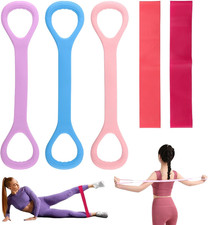5Pcs Figure 8 Fitness Resistance Band, Fitness Elastic Rope, Arm Back Chest Trai